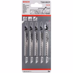 Bosch Lames de scie sauteuse T 301 BCP Precision for Wood