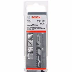 Bosch Lames de scie sauteuse T 111 C Basic for Wood