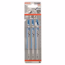 Bosch 2 608 636 233 Lame de scie sauteuse, à chantourner et sabre Lames de scie sauteuse Bimétal 3 pièce(s)