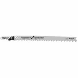Lame de scie sauteuse Bosch T 345 XF; 132 mm; 100 unités
