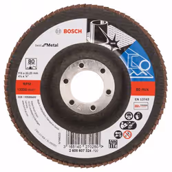 Meule-éventail Bosch Best for Metal; 115 mm
