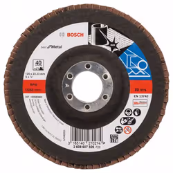 Meule-éventail Bosch Best for Metal; 125 mm