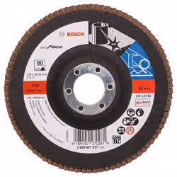 Meule-éventail Bosch Best for Metal; 125 mm