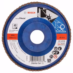 Meule-éventail Bosch Best for Metal; 115 mm