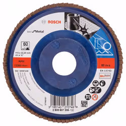 Meule-éventail Bosch Best for Metal; 115 mm