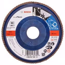 Meule-éventail Bosch Best for Metal; 115 mm