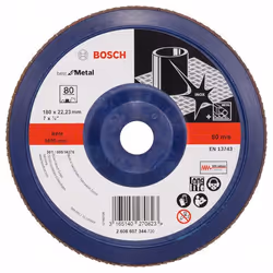 Meule-éventail Bosch Best for Metal; 180 mm