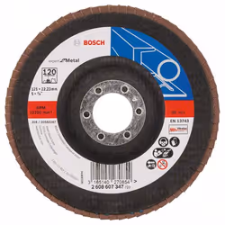 Meule-éventail Bosch Expert for Metal; 125 mm; P120