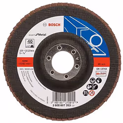 Meule-éventail Bosch; Ø125 mm; K40