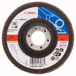 Meule-éventail Bosch 2608607354; 125 mm; K60