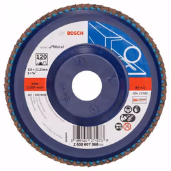 Bosch 2 608 607 368, Disque de nettoyage, Moyeu plat, Métal, Bosch, 2,22 cm, 12,5 cm