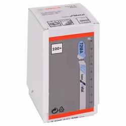 Bosch 2 608 631 706 Lame de scie sauteuse, à chantourner et sabre Lames de scie sauteuse Acier rapide 100 pièce(s)