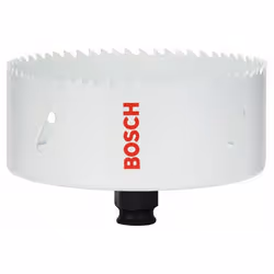 Bosch Scie trépan Progressor, Unique, Perceuse, Métal, Bois, Blanc, Bimétal, Acier rapide en alliage de cobalt (HSS-Co)