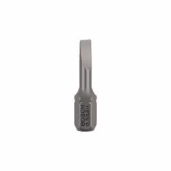 Bosch Embout de vissage qualité extra-dure, 3 pièce(s), Fente, 4 mm, Acier, 25 mm, 25,4 / 4 mm (1 / 4")