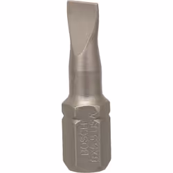 Bosch Embout de vissage qualité extra-dure, 10 pièce(s), Fente, 5.5 mm, Acier, 25 mm, 25,4 / 4 mm (1 / 4")