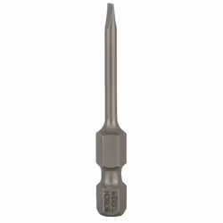 Bosch Embout de vissage qualité extra-dure, 3 pièce(s), Fente, 3 mm, Acier, 49 mm, 25,4 / 4 mm (1 / 4")