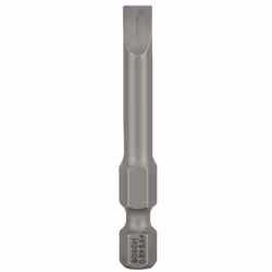 Bosch Embout de vissage qualité extra-dure, 3 pièce(s), Fente, 5.5 mm, Acier, 49 mm, 25,4 / 4 mm (1 / 4")