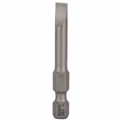 Bosch Embout de vissage qualité extra-dure, 3 pièce(s), Fente, 5.5 mm, Acier, 49 mm, 25,4 / 4 mm (1 / 4")