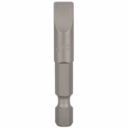 Bosch Embout de vissage qualité extra-dure, 3 pièce(s), Fente, 8 mm, Acier, 49 mm, 25,4 / 4 mm (1 / 4")