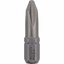 Bosch Embouts de vissage qualité extra-dure, 3 pièce(s), Phillips, PH 2, PH2, 25 mm, 25,4 / 4 mm (1 / 4")
