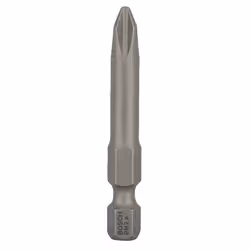 Bosch Embout de vissage qualité extra-dure, 3 pièce(s), Phillips, PH 2, Acier, 49 mm, 25,4 / 4 mm (1 / 4")