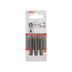 Bosch Lot de 3 embouts Pozidriv PZ2 - 51 mm
