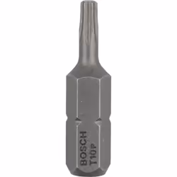 Bosch Embout de vissage qualité extra-dure, 3 pièce(s), Torx, T10, Acier, T10, 25 mm