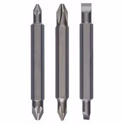 Bosch 2 607 001 745, 3 pièce(s), Phillips, Cruciforme, Fente, PH 1, PH 2, PZ 1, PZ 2, PH1 / PZ1 / S0,6x4,5 PH2 / PZ2 / S1,0x5 ...