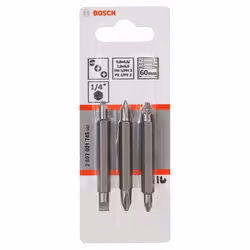 Bosch 2 607 001 745 embout de tournevis 3 pièce(s)