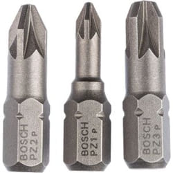 Bosch 2 607 001 753 embout de tournevis 3 pièce(s)