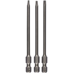 Bosch - Jeu d'embouts de vissage extra-durs 3 pces T8, T10, T15, 89 mm -2607001759
