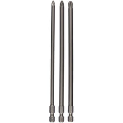 Pack de 3 embouts de vissage pozidriv Extra Hard - BOSCH - 2607001762 - TU