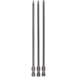 Jeu d'embouts de vissage extra-durs Bosch, 3 pces T8, T10, T15, 152 mm -2607001763