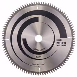 Lame de scie Bosch MULTI MATERIAL; 305x3,2x30,0 mm; Z96; -5°