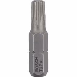 Bosch Embout de vissage qualité extra-dure, 25 pièce(s), Torx, T27, Acier, 25 mm, 25,4 / 4 mm (1 / 4")