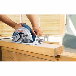 Bosch GKS 65 19 cm Noir, Bleu, Acier inoxydable 5900 tr/min 1600 W