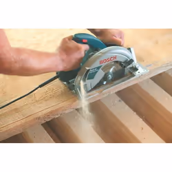 Bosch GKS 65 19 cm Noir, Bleu, Acier inoxydable 5900 tr/min 1600 W