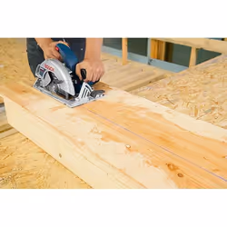 Bosch GKS 65 19 cm Noir, Bleu, Acier inoxydable 5900 tr/min 1600 W - Vue supplémentaire 4