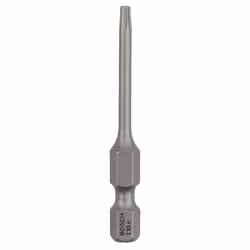 Bosch Embout de vissage qualité extra-dure, 25 pièce(s), Torx, T10, Acier, 49 mm, 25,4 / 4 mm (1 / 4")