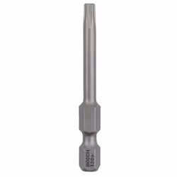 Bosch Embout de vissage qualité extra-dure, 25 pièce(s), Torx, T20, Acier, 49 mm, 25,4 / 4 mm (1 / 4")