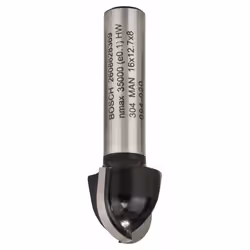 Fraise a rayon concave Bosch 8/12,7/45 mm