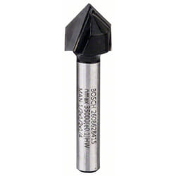 Bosch - Fraise à rainurer en v 1/4' ø 12,7 mm l 12,7 mm g 45 mm 90° - 2608628415