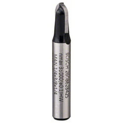 Fraise à moulurer 1/4" R1 3,2 mm Ø 9,5 mm L 9,2 mm G 40 mm Bosch - 2608628425