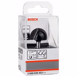 Fraise a rayon concave Bosch 2608628453; 6/12,7/25,4 mm
