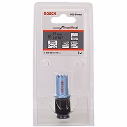 Bosch Scies-trépans spéciales pour tôle, Unique, Perceuse, 1,6 cm, 63,5 g, 1 pièce(s), 1 pièce(s)