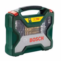 Bosch Carton de coffrets X-Line titane de 70 pièces, Perceuse, Ensemble de forets, Ensemble de forets, Multicolore, 4 - 10 mm ...