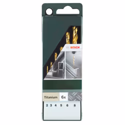 Bosch 2609255113, Perceuse, Ensemble de forets, Rotation vers la droite, Alliage d'acier, Bronze, Fonte, Cuivre, Plastique ri ...