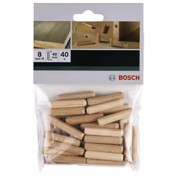 Bosch 2609255312 cheville en bois 150 pièce(s) Rond