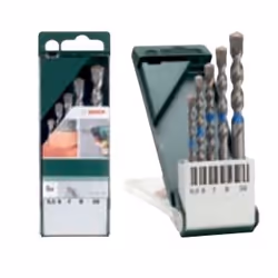 Bosch ISO 5468, Perceuse, Ensemble de forets, Rotation vers la droite, 1 cm, Béton, Ciment dur, 12 cm