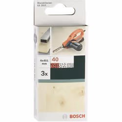 enquête Bosch Accessories 2609256235 Contenu: 3 pc(s) description Bandes abrasives pour Black & Decker Powerfile Enlèvement d ...